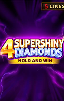 4 Supershiny Diamonds Hold And Win